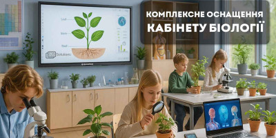 Сучасний підхід до вивчення біології – досліди та СТЕМ-орієнтація