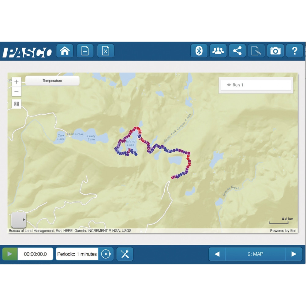 Бездротовий цифровий датчик погоди з GPS PASCO PS-3209