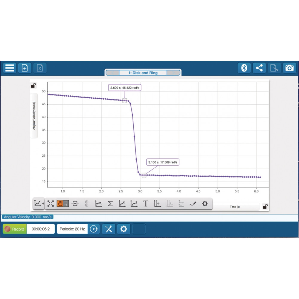 Бездротовий цифровий датчик обертання PASCO PS-3220