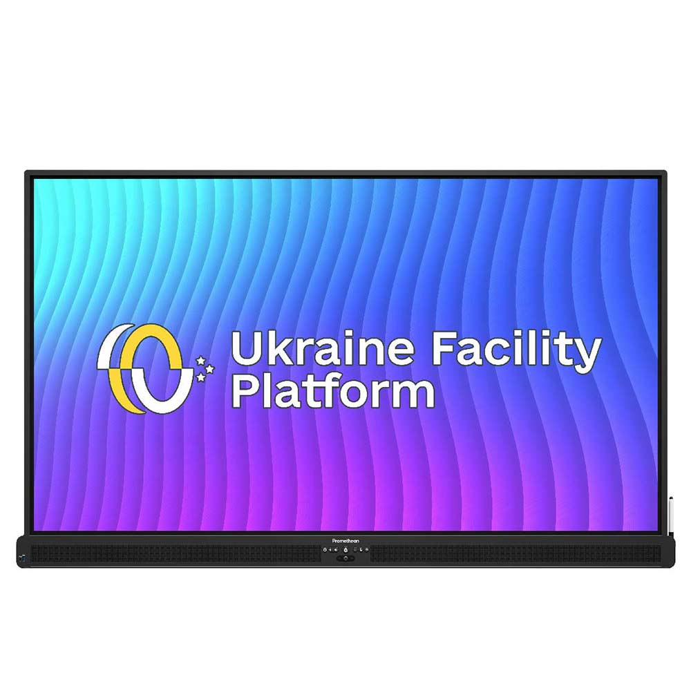 Інтерактивна панель Promethean ActivPanel Plus 10 65" OPS-A (8/64/Android14) з настінним кріпленням