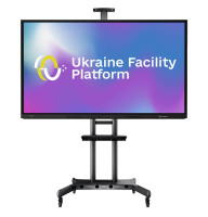 Інтерактивна панель Promethean ActivPanel Plus LX 65" OPS-A (ARM/8/64/Android) з мобільною стійкою