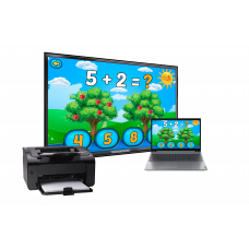 Комплект "Інтерактивна панель Promethean 65" з ноутбуком та БФП"